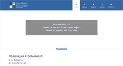 Desktop Screenshot of procuradorgipuzkoa.com
